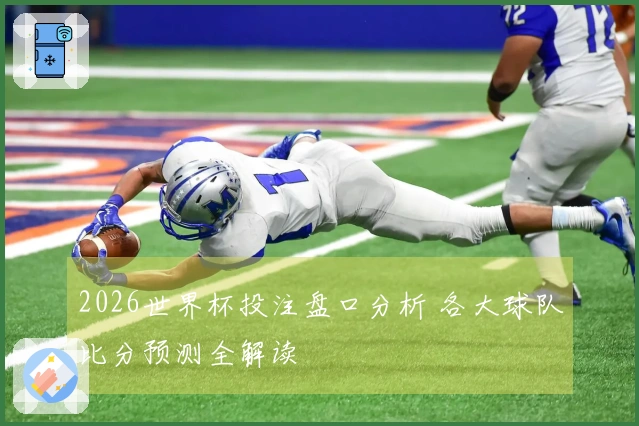 2026世界杯投注盘口分析 各大球队比分预测全解读